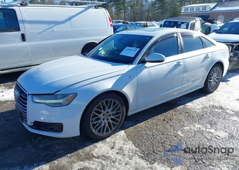 2016 Audi A6 3.0T Premium Plus from USA, damaged, VIN WAUHGAFC2GN102111